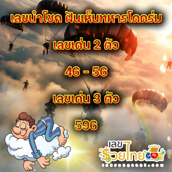 ฝันว่าโดดร่ม ร่มไม่กาง-''Dreamed about skydiving, the umbrella didn't open''