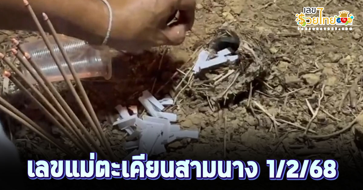 คอหวย ห้ามพลาด เจ้าของสวนเล่าขุดขึ้นมาจากน้ำ หลังจากนั้นมีโชคลาภ ปลดหนี้ได้  ส่องเลขเด็ด พญาบึ้ง-แม่ตะเคียน งวดวันที่ 1/02/68