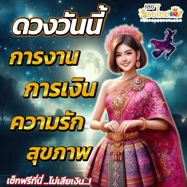 ดูดวงวันนี้ โชค ลาภ-"Today's horoscope, luck, fortune"