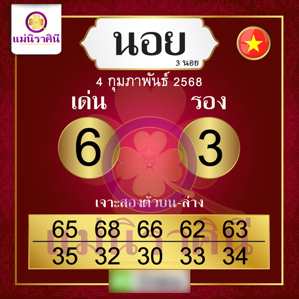 เลขเด็ดหวยฮานอยเเม่นิราศินี