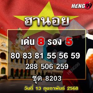รูปภาพแนวทางเลขเด็ดหวยฮานอยวันนี้ของ lekdedonline