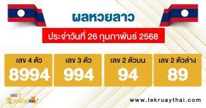 รูปภาพผลหวยลาววันนี้ของ lekdedonline