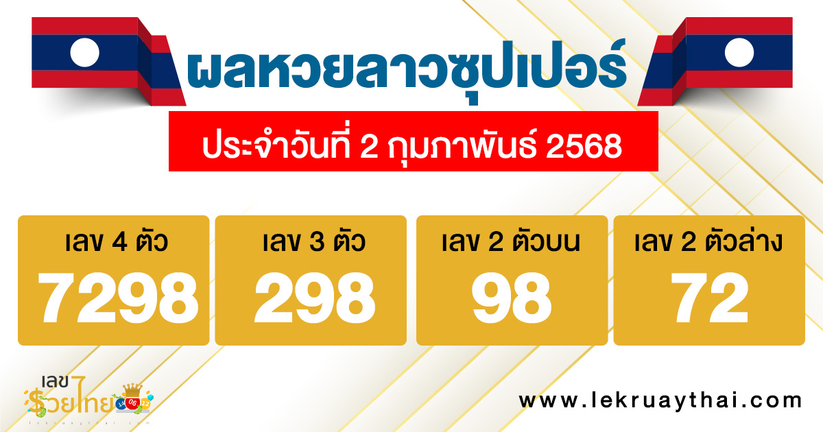 รูปภาพผลหวยลาวซุปเปอร์ของ heng99