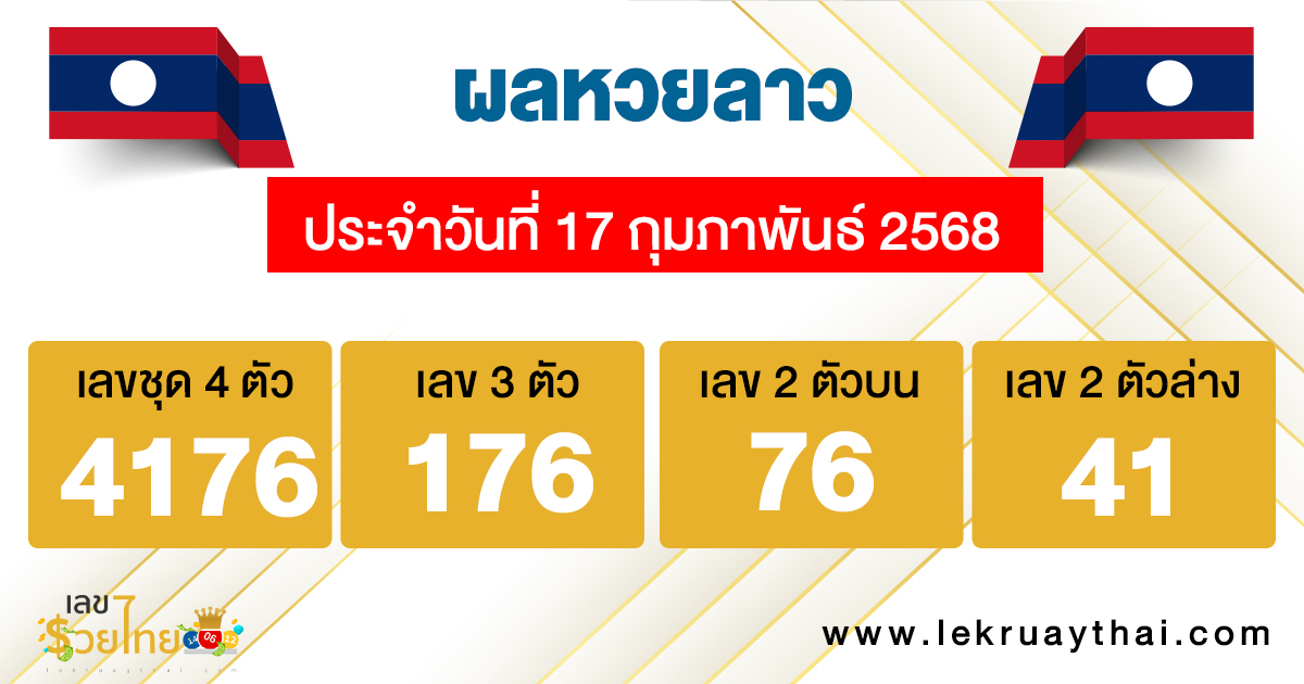 รูปภาพผลหวยลาววันนี้ของ lekdedonline