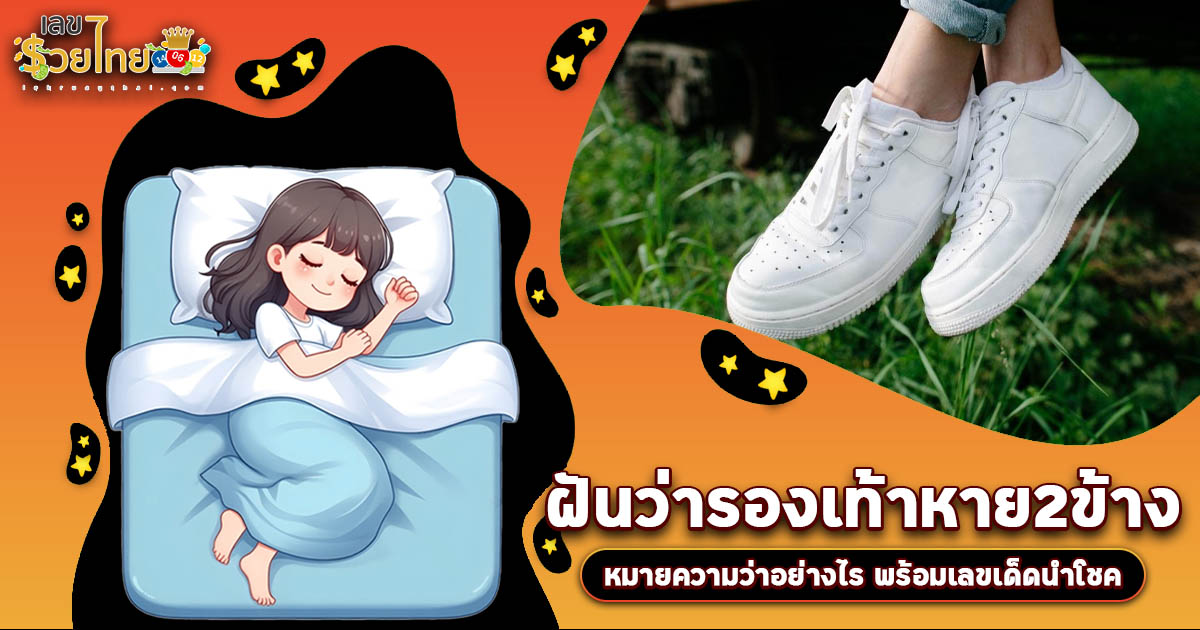 แปลกแต่จริง? ฝันรองเท้าหาย2ข้าง เป็นลางบอกเหตุหรือสัญญาณของโชคลาภ เช็กคำทำนายที่นี่ !!