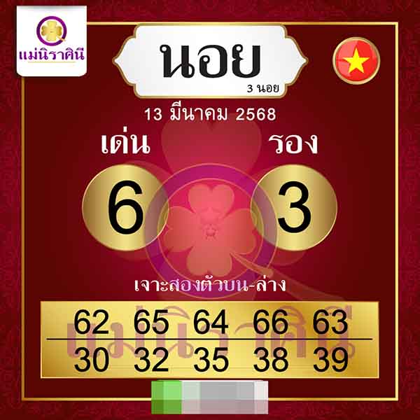 รูปภาพเลขเด็ดแนวทางฮานอยจากแม่นิราศินีของ lekdedonline
