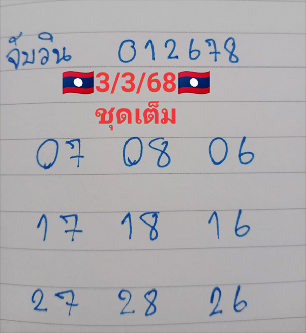 รูปภาพเลขเด็ดแนวทางหวยจาก mix ของ lekdedonline