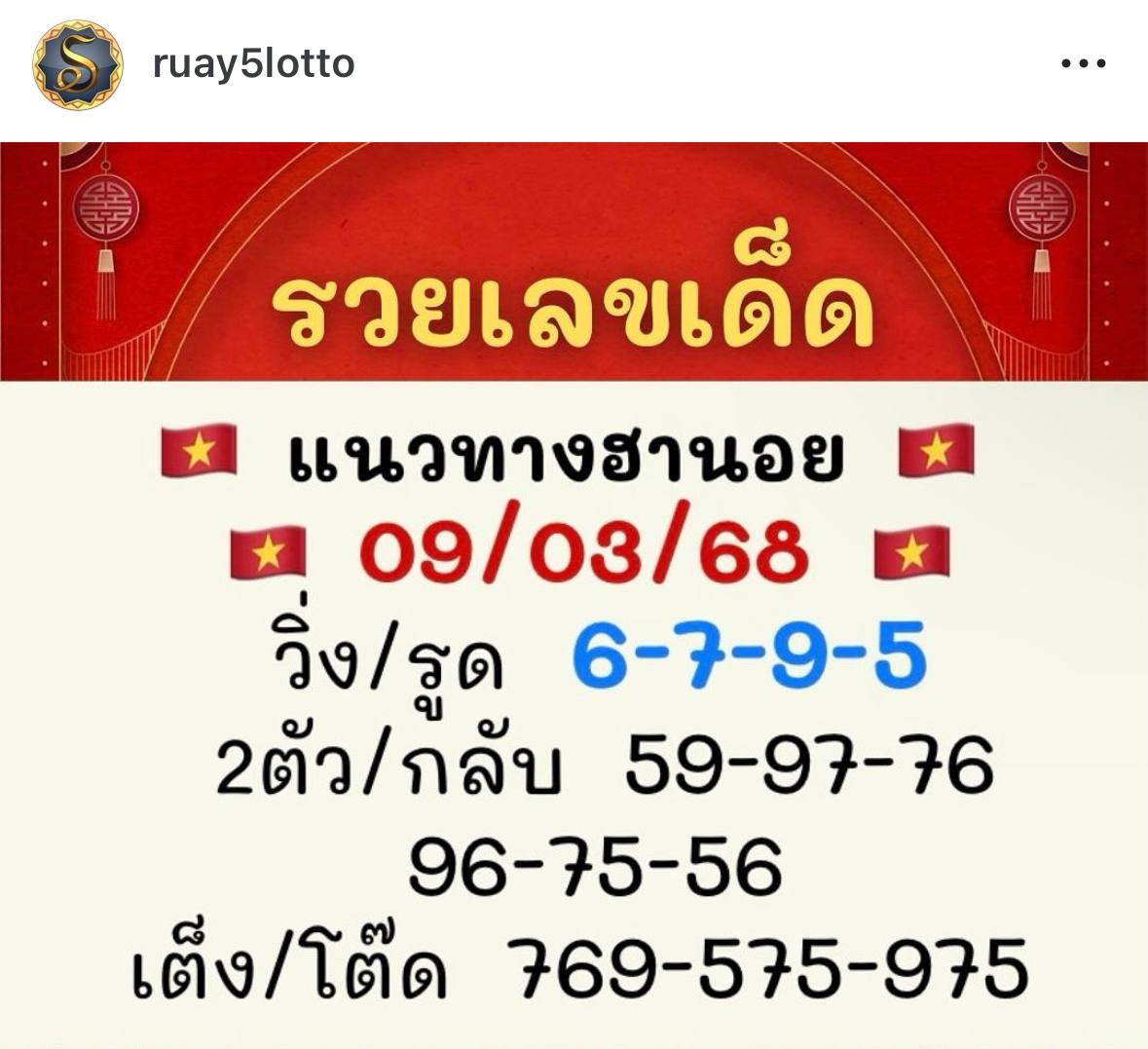 รูปภาพแนวทางเลขเด็ดหวยฮานอยของ lekdedonline