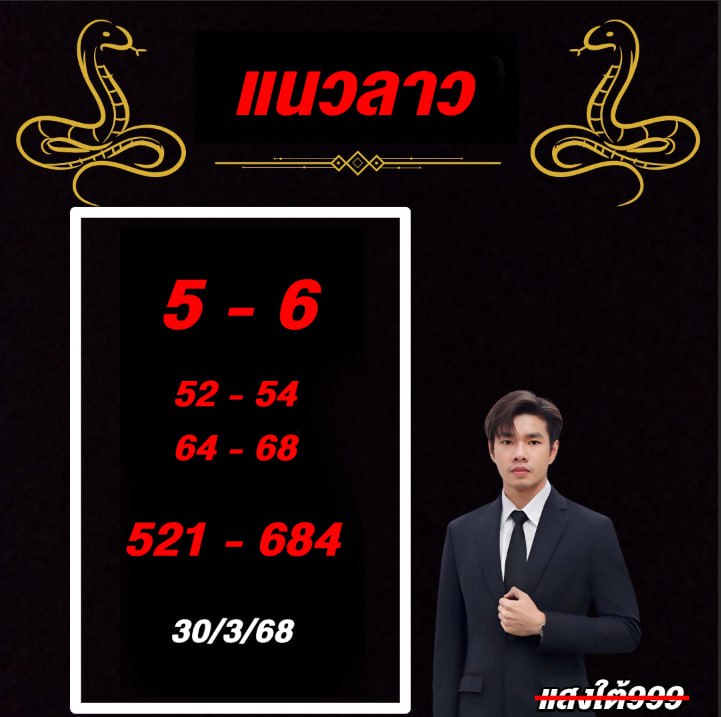 รูปภาพแนวทางหวยลาวซุปเปอร์แสงใต้999ของ lekdedonline