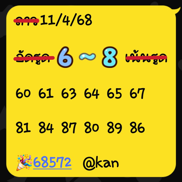 รูปภาพแนวทางหวยลาว @kan ของ lekdedonline