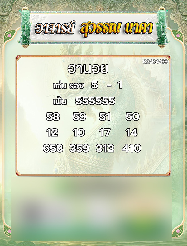 รูปภาพเลขเด็ดหวยฮานอยของ lekdedonline