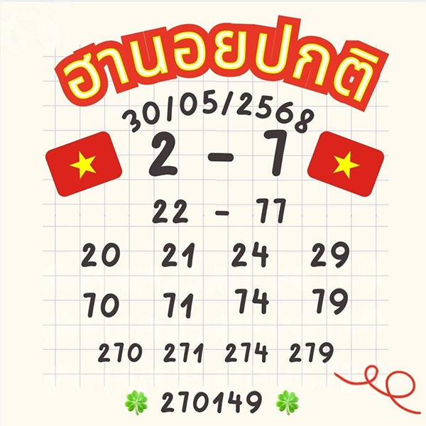 รูปภาพเลขเด็ดหวยฮานอยของ lekdedonline