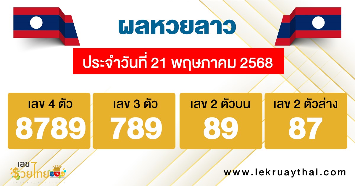 รูปภาพผลหวยลาวของ lekdedonline