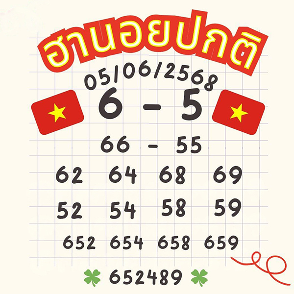 รูปภาพเลขเด็ดหวยฮานอยของ lekdedonline