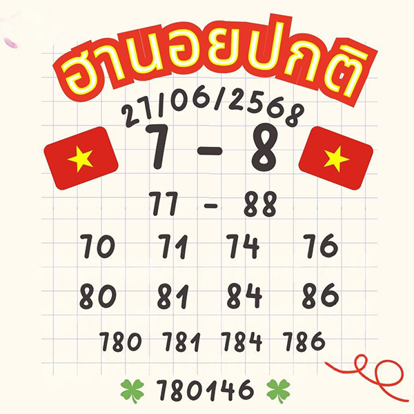 รูปภาพเลขเด็ดหวยฮานอยของ lekdedonline
