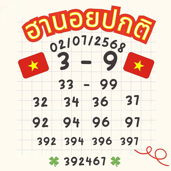 รูปภาพเลขเด็ดหวยฮานอยของ heng99