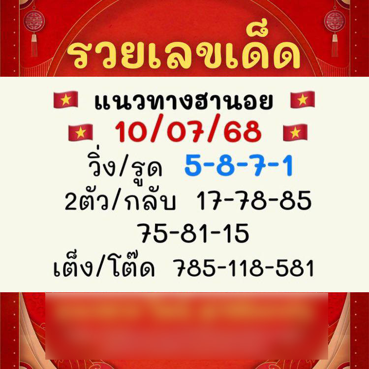 รูปภาพเลขเด็ดหวยฮานอยของ heng99