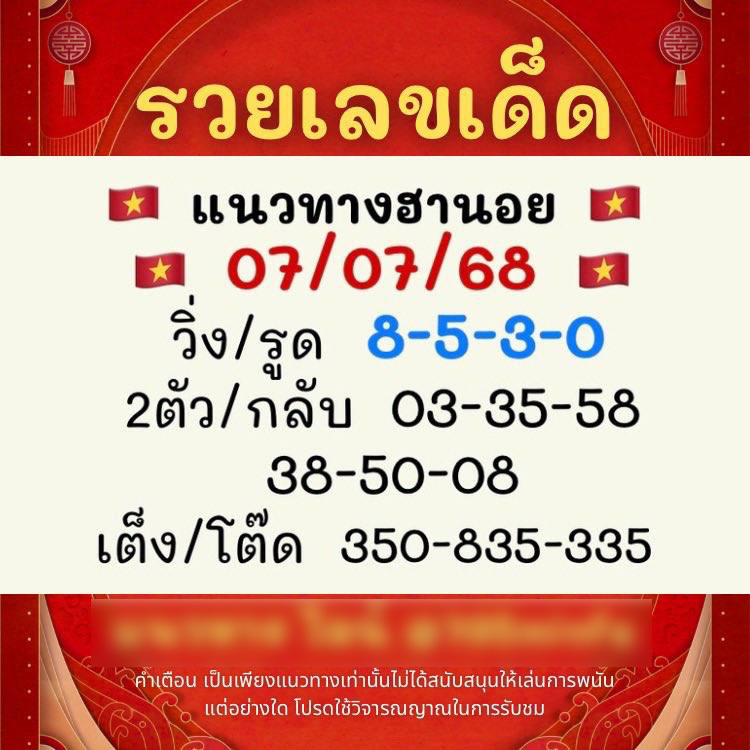 รูปภาพเลขเด็ดหวยฮานอยของ lekdedonline