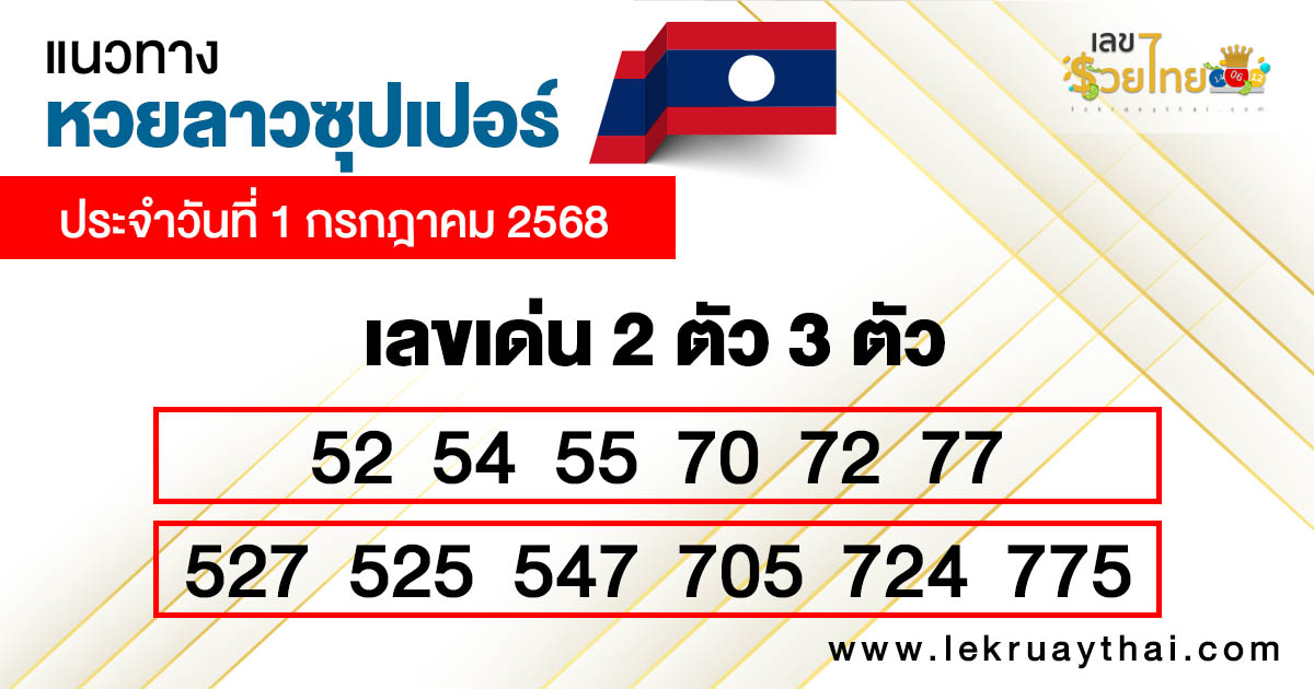 รูปภาพแนวทางหวยลาวซุปเปอร์วันนี้ของ heng99
