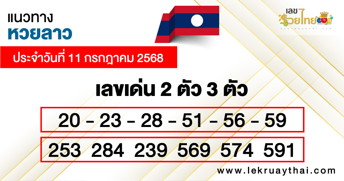 รูปภาพแนวทางหวยลาวของ lekdedonline