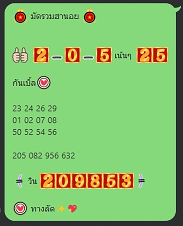 รูปภาพแนวทางเลขเด็ดฮานอยของ lekdedonline