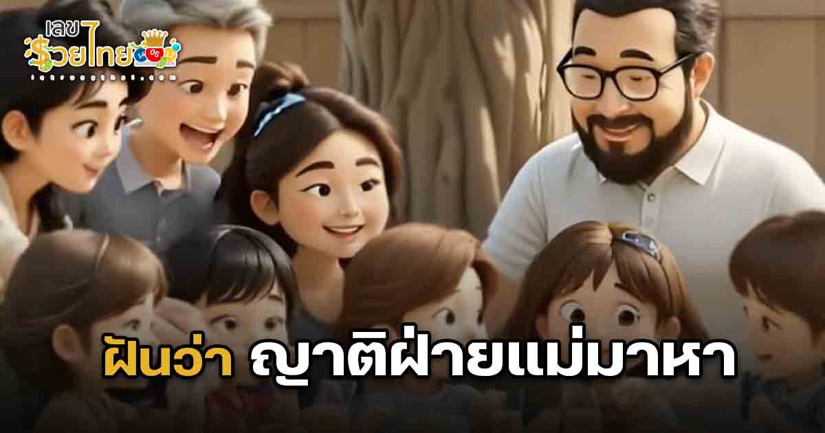 ฝันเห็นญาติพี่น้องฝ่ายแม่ ฝันบอกเลขมีโชค